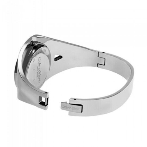 CALVIN KLEIN Sinnliche Silber Zifferblatt Medium Armreif Damen Uhr