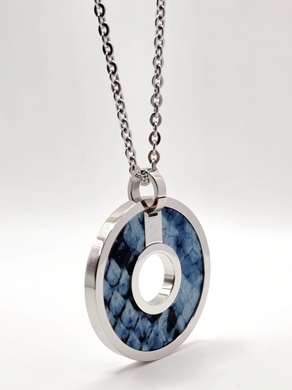 CALVIN KLEIN SPELLBOUND KJ0DLN090100 EDELSTAHL-HALSKETTE – BLAU