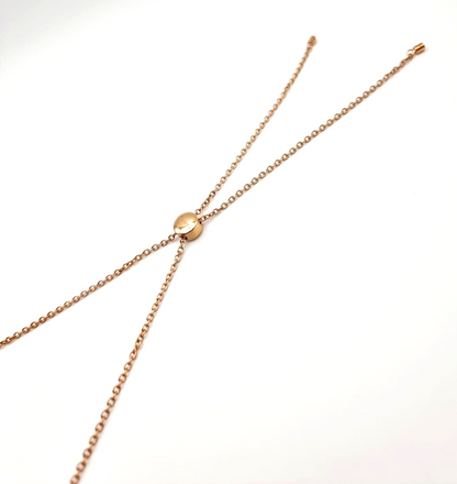 CALVIN KLEIN GROOVY KJ8QPJ100100 CHOKER NECKLACE - ROSE GOLD
