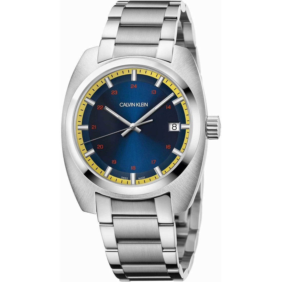 CALVIN KLEIN Achieve Quarz Uhr Herren blaues Zifferblatt