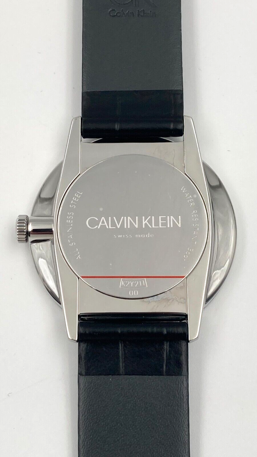 CALVIN KLEIN Accent Herren Quarz Uhr mit schwarzem Zifferblatt