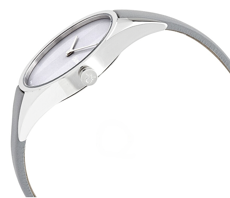 CALVIN KLEIN Rebel Damenarmbanduhr mit hellgrauem Zifferblatt