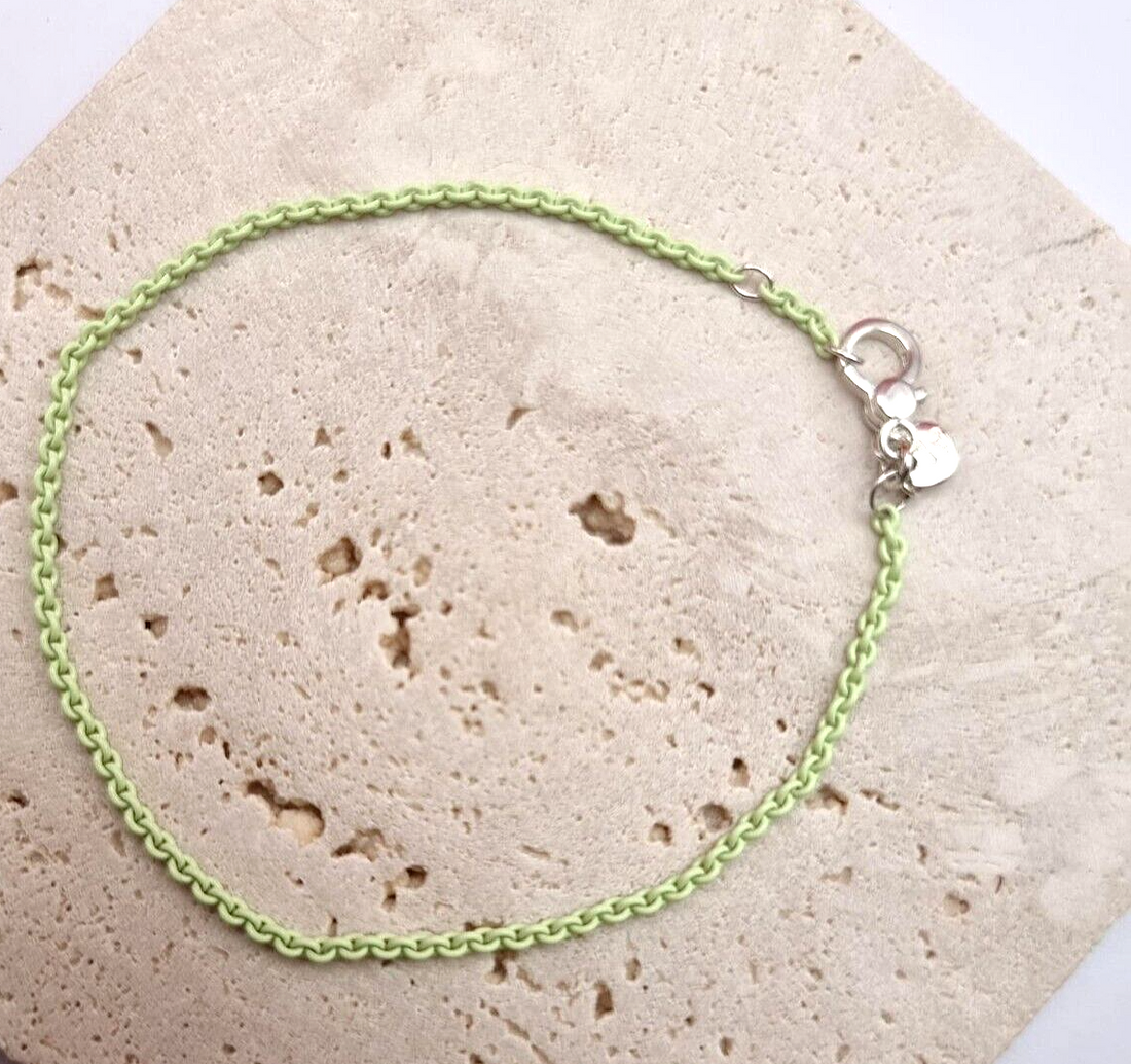 Dodo Armband - 925 Silber/Pistazie