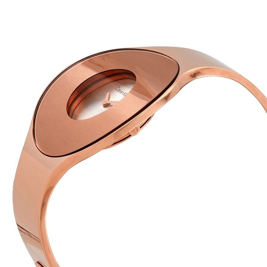 CALVIN KLEIN nahtlose Damen-Armbanduhr in Roségold