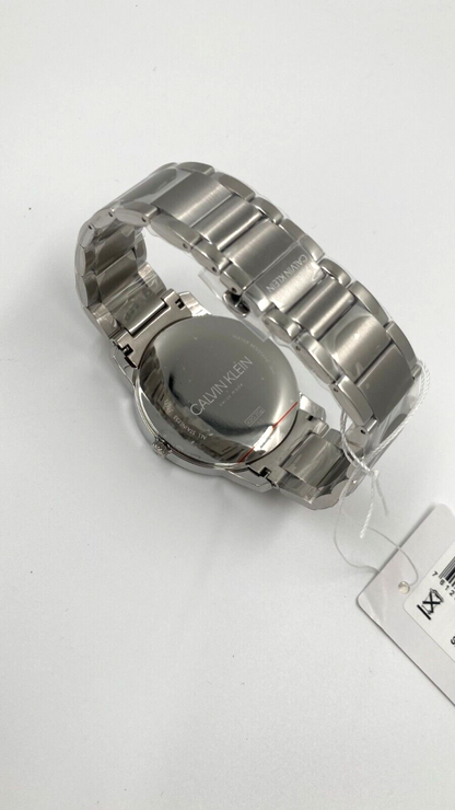 CALVIN KLEIN City Quarzuhr Herren Schwarz Zifferblatt