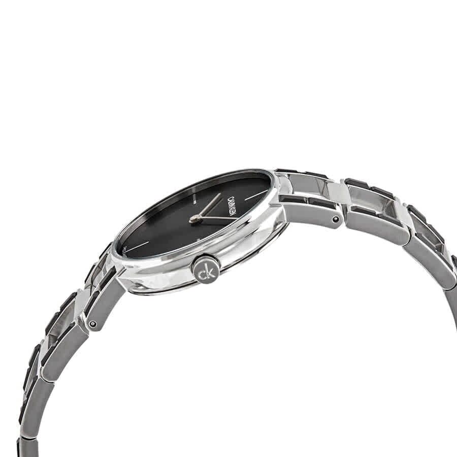 CALVIN KLEIN Cheers Uhr mit schwarzem Zifferblatt, Quartz
