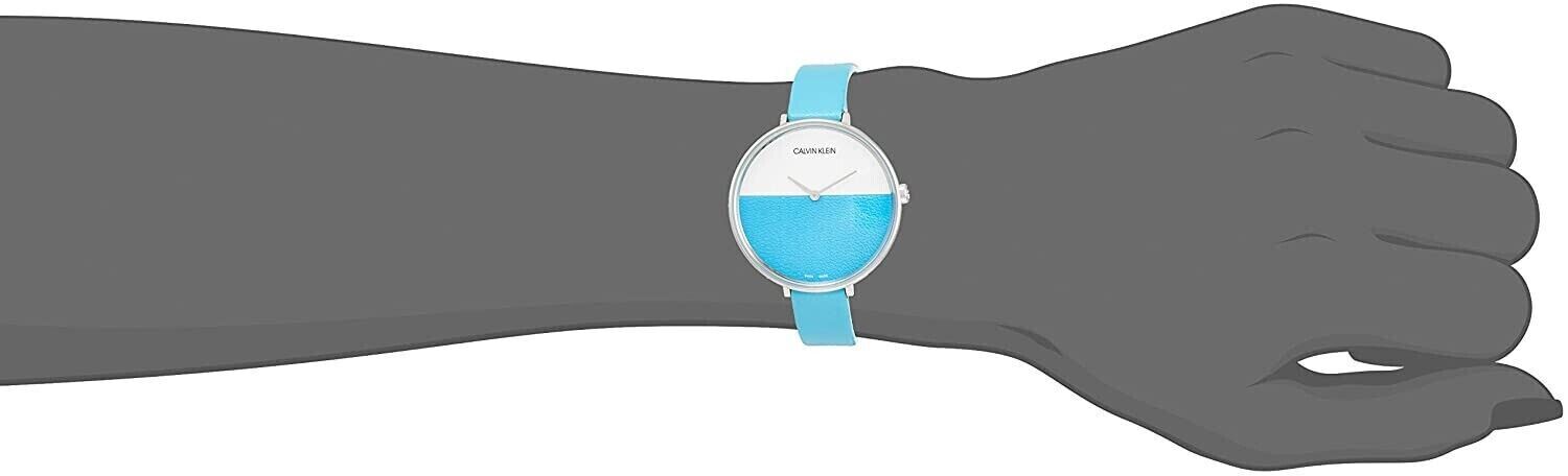 CALVIN KLEIN Rise Damen Quarz Uhr Türkis
