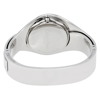 CALVIN KLEIN Senses Silber Zifferblatt kleine Armbanduhr Damen