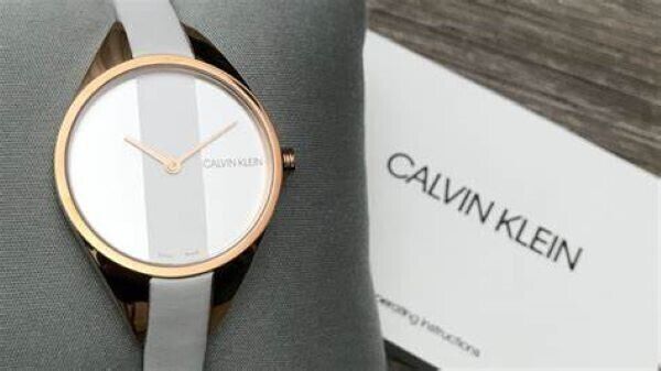 CALVIN KLEIN Rebel Damen Quarz Uhr mit silbernem Ziffernblatt