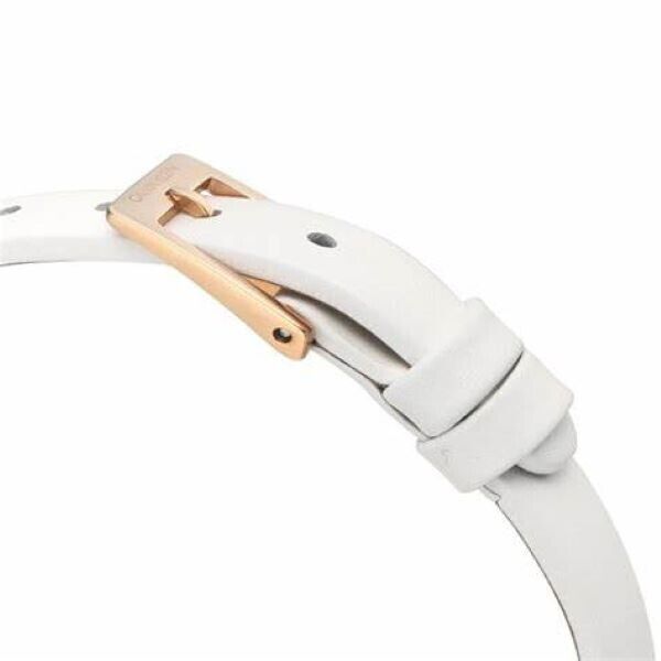 CALVIN KLEIN Rebel Damen Quarz Uhr mit silbernem Ziffernblatt