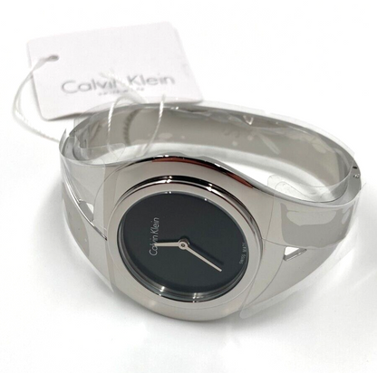 CALVIN KLEIN Sensual schwarze Zifferblatt Damenarmbanduhr