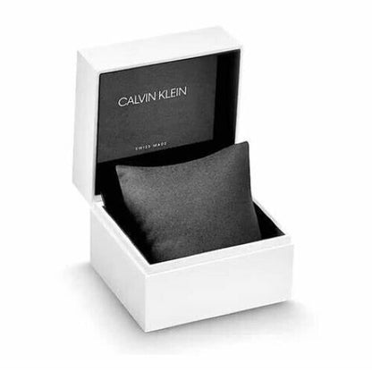 CALVIN KLEIN Posh Quarzuhr mit weißem Zifferblatt