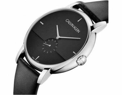 CALVIN KLEIN Established Quarz Uhr Herren Schwarz Ziffernblatt