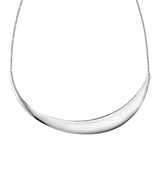 CALVIN KLEIN GROOVY KJ8QMJ000100 CHOKER NECKLACE - SILVER