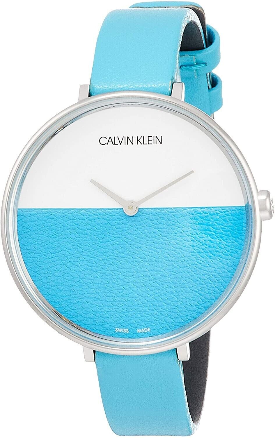 CALVIN KLEIN Rise Damen Quarz Uhr Türkis