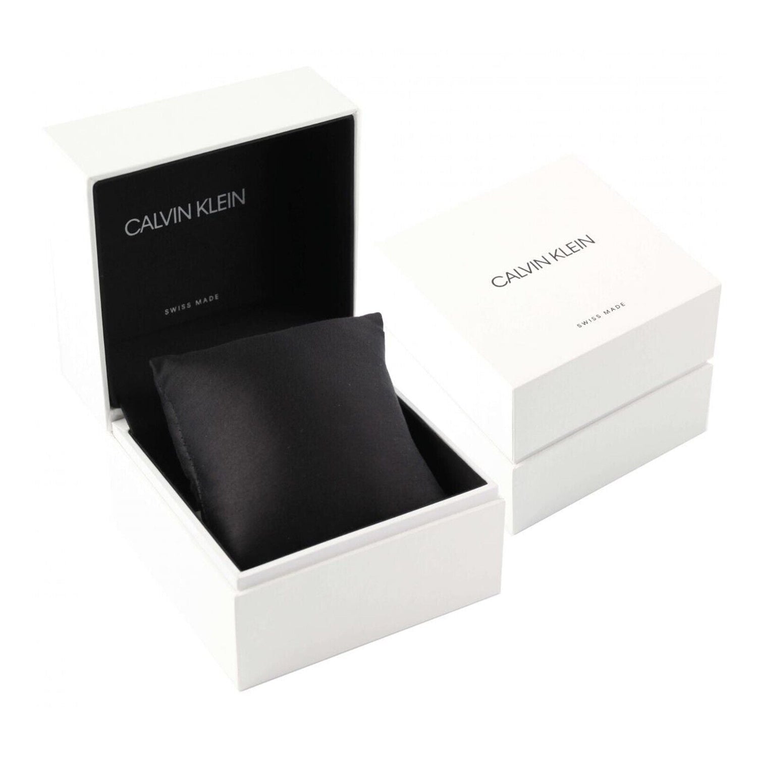 CALVIN KLEIN Minimal Quartz Damenarmbanduhr mit weißem Ziffernblatt