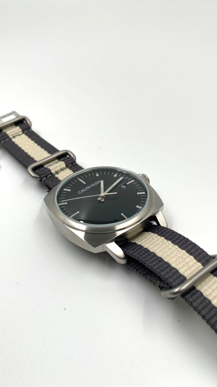 CALVIN KLEIN Fraternity Quarz Uhr Herren Schwarz Zifferblatt