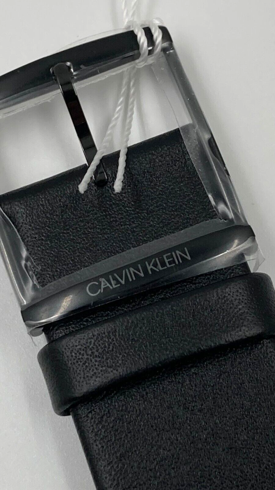 CALVIN KLEIN City Quarz Herrenarmbanduhr mit schwarzem Ziffernblatt