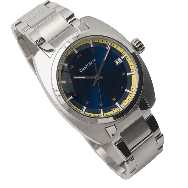CALVIN KLEIN Achieve Quarz Uhr Herren blaues Zifferblatt