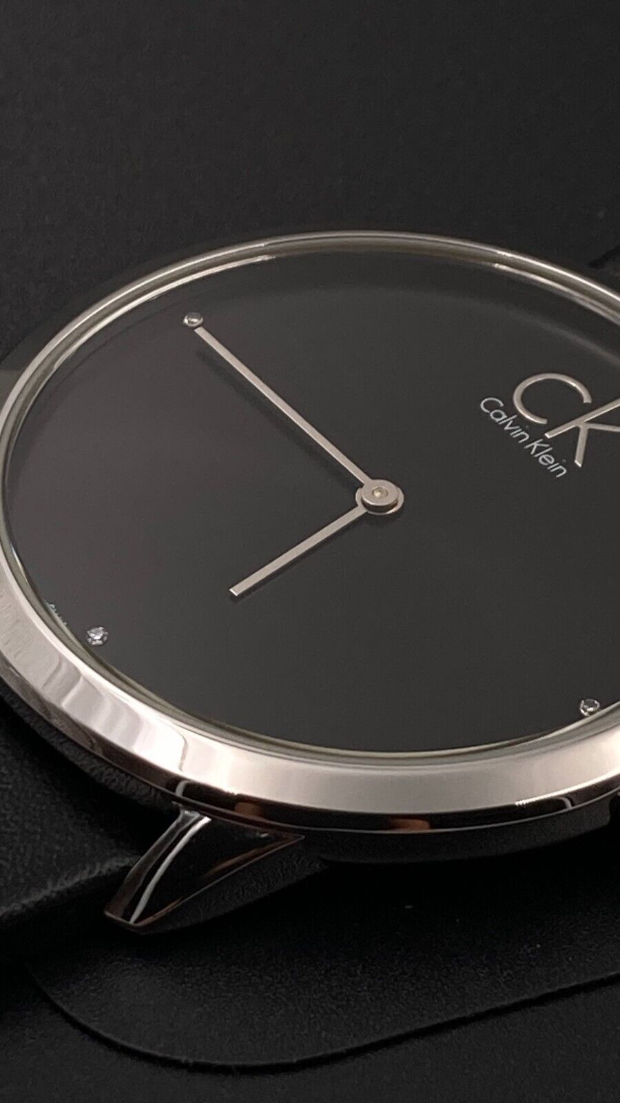 CALVIN KLEIN Minimal Quarz Diamant Herren Uhr