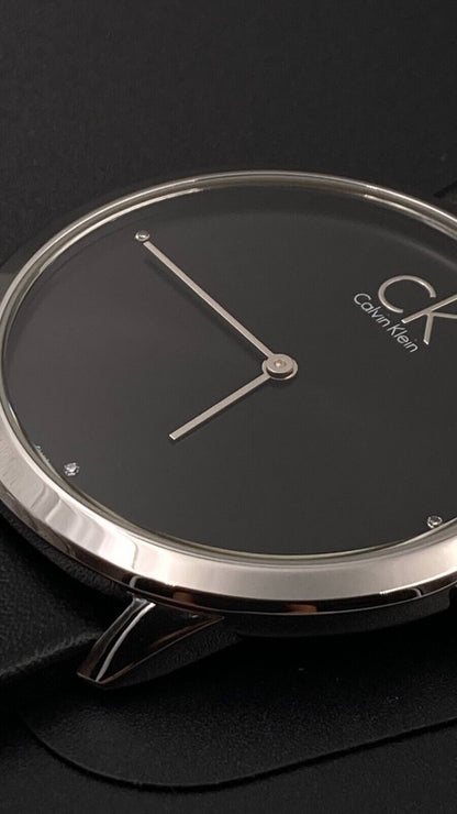 CALVIN KLEIN Minimal Quarz Diamant Herren Uhr