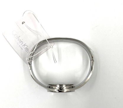 CALVIN KLEIN Sinnliche Silber Zifferblatt Medium Armreif Damen Uhr