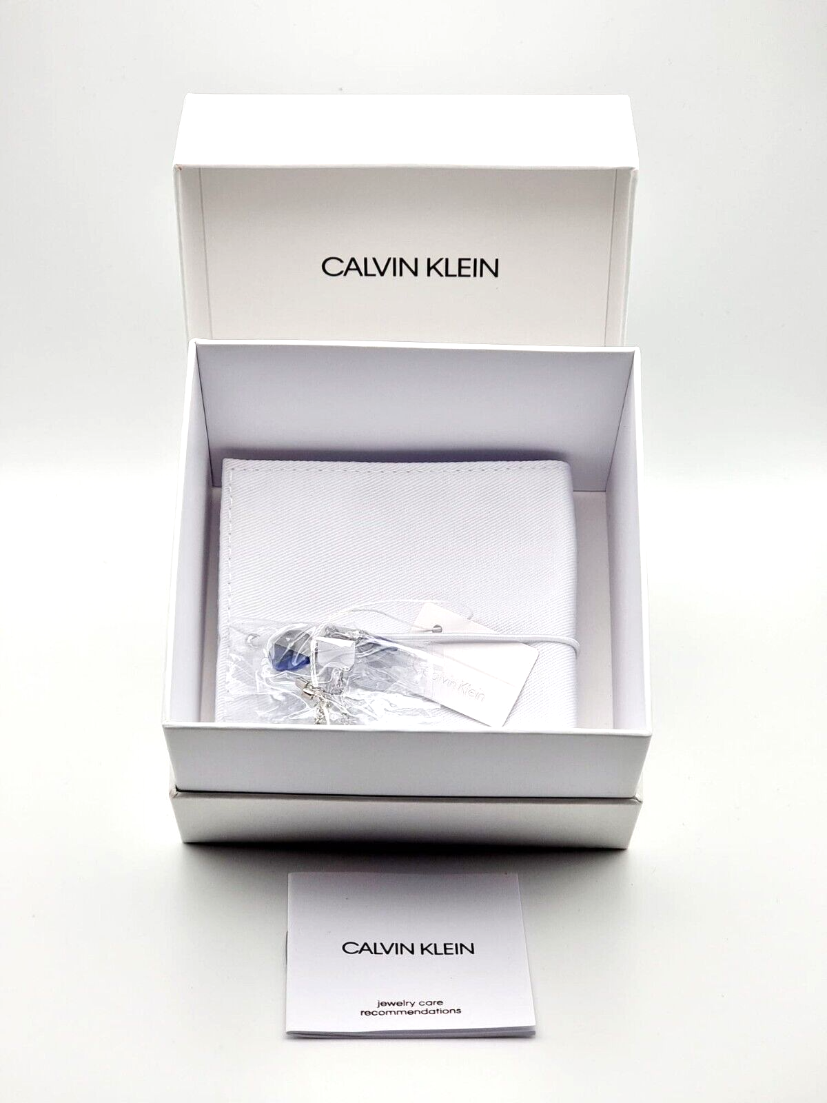 CALVIN KLEIN SPICY KJ8RLB040200 EDELSTAHL ARMBAND - BLAUER STEIN