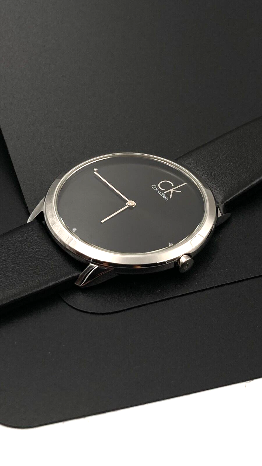 CALVIN KLEIN Minimal Quarz Diamant Herren Uhr