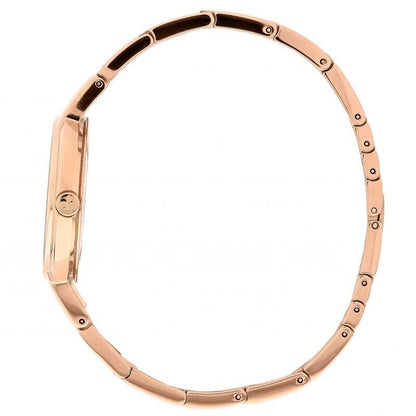 CALVIN KLEIN Cheers Damen Uhr Silber Zifferblatt Roségold PVD