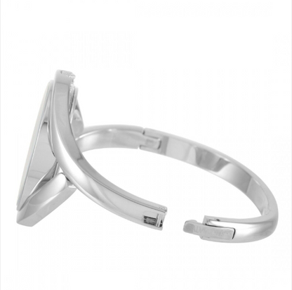 CALVIN KLEIN Party Uhr Damen schwarz Zifferblatt schmales Armband