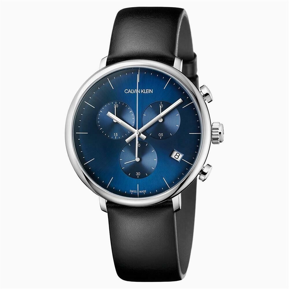 CALVIN KLEIN High Noon Chronograph Quarz Uhr Herren Blau