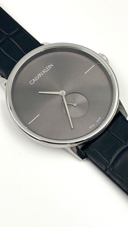 CALVIN KLEIN Accent Herren Quarz Uhr mit schwarzem Zifferblatt