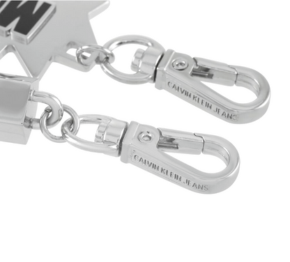 CALVIN KLEIN JEANS DOWNTOWN KJJCBA090100 EDELSTAHL/ SCHWARZE CHARMS