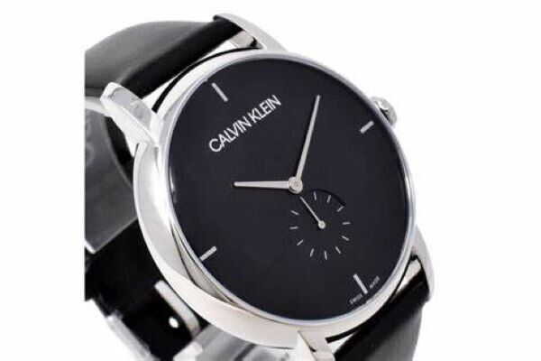 CALVIN KLEIN Established Quarz Uhr Herren Schwarz Ziffernblatt