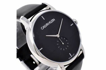 CALVIN KLEIN Established Quarz Uhr Herren Schwarz Ziffernblatt