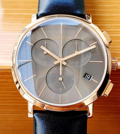 CALVIN KLEIN Posh Chronograph Quartz Dark Grey Men&