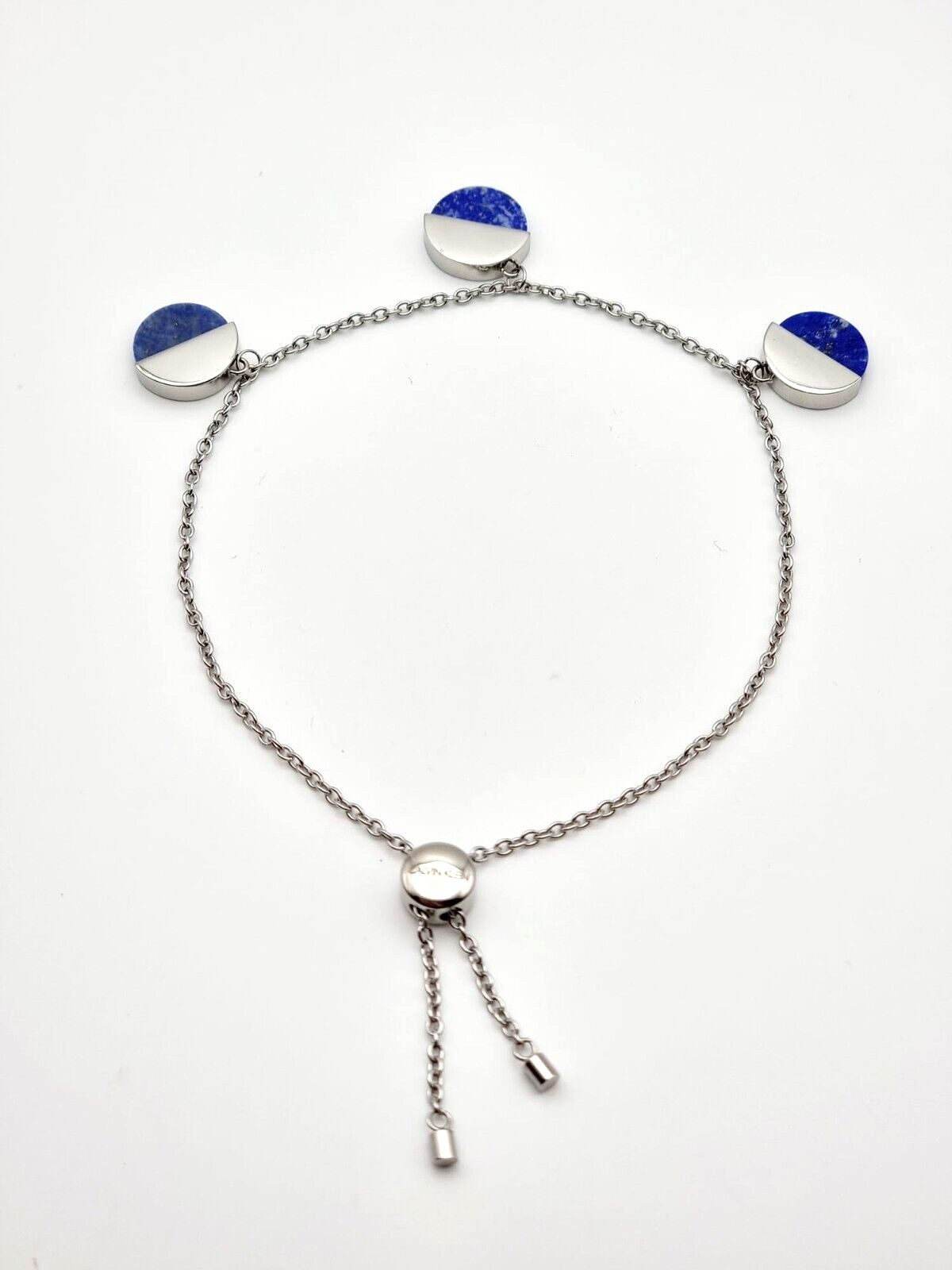 CALVIN KLEIN SPICY KJ8RLB040200 EDELSTAHL ARMBAND - BLAUER STEIN