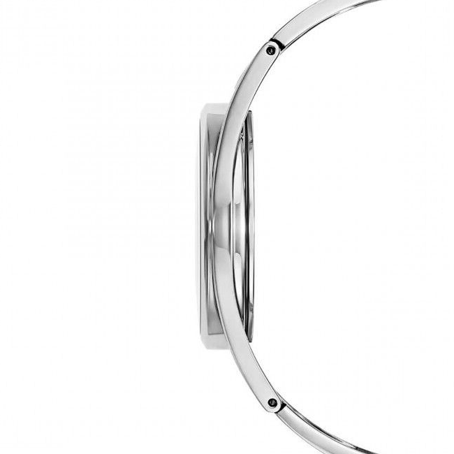 CALVIN KLEIN Damenarmbanduhr Edelstahl mit schwarzem Zifferblatt