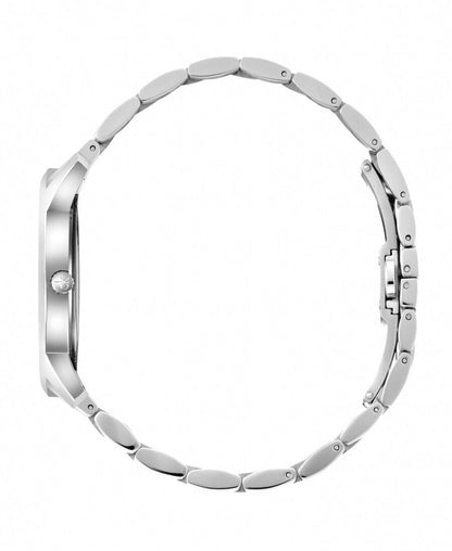 CALVIN KLEIN City Quarz Herrenarmbanduhr mit blauem Zifferblatt