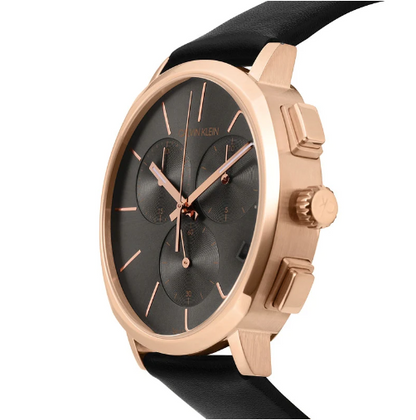 CALVIN KLEIN Posh Chronograph Quartz Dark Grey Men&