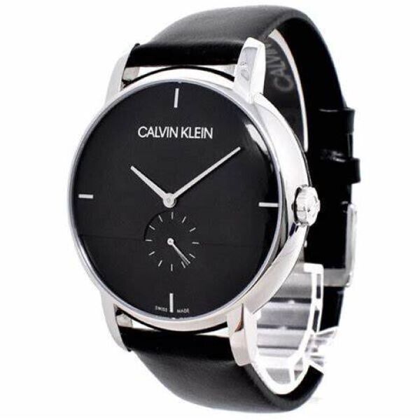 CALVIN KLEIN Established Quarz Uhr Herren Schwarz Ziffernblatt