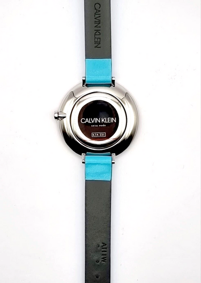 CALVIN KLEIN Rise Damen Quarz Uhr Türkis
