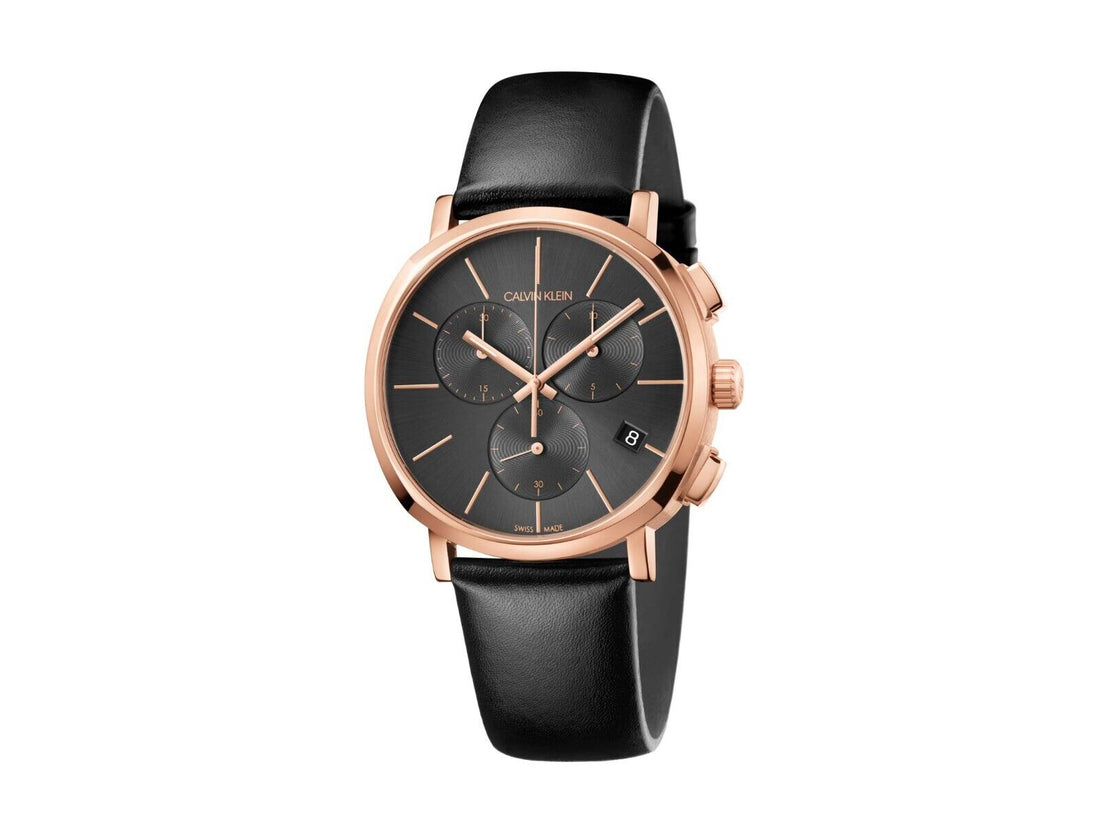 CALVIN KLEIN Posh Chronograph Quarz Dunkelgrau Herren Uhr