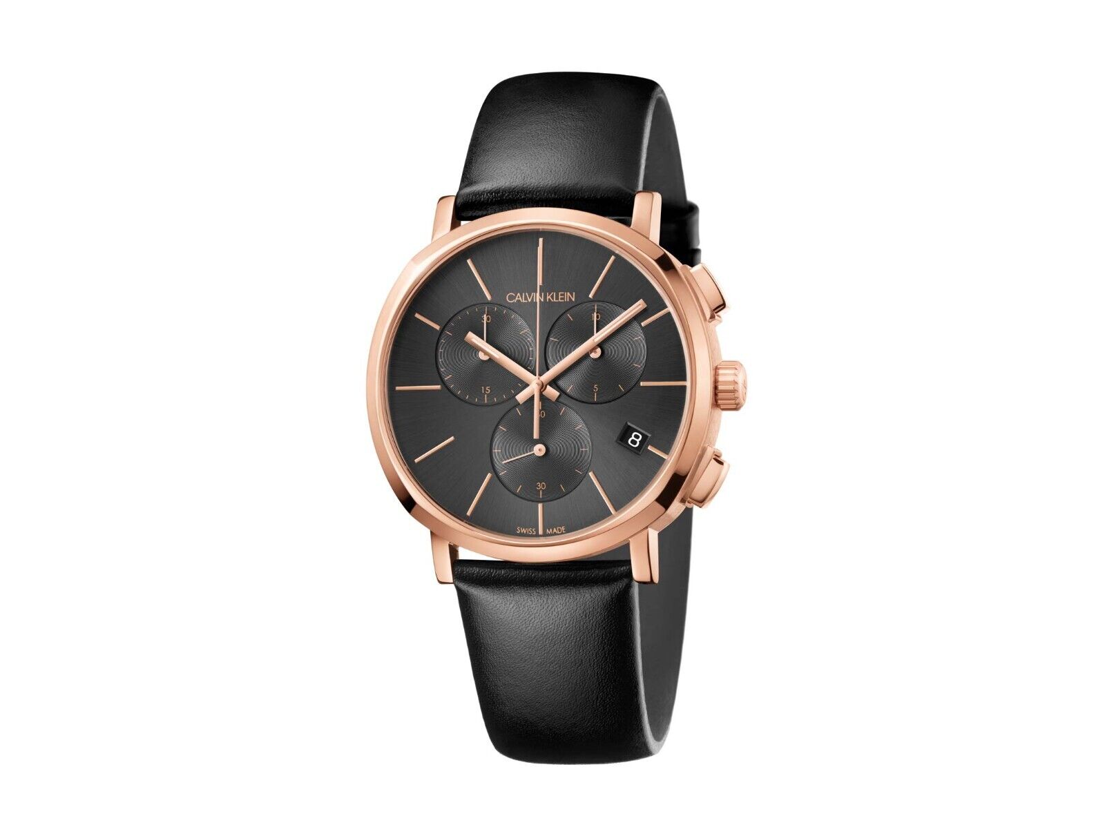 CALVIN KLEIN Posh Chronograph Quartz Dark Grey Men&