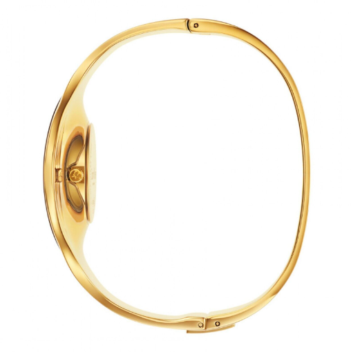 CALVIN KLEIN nahtlose Damenarmbanduhr Gold PVD