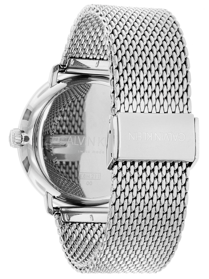 CALVIN KLEIN High Noon Quarz-Herrenuhr mit blauem Zifferblatt K8M2112N