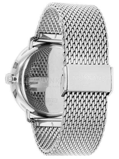 CALVIN KLEIN High Noon Quarz-Herrenuhr mit blauem Zifferblatt K8M2112N