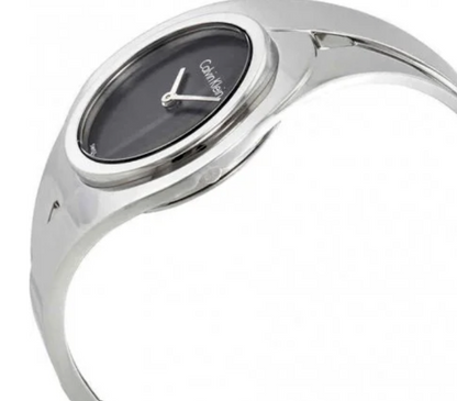 CALVIN KLEIN Sensual schwarze Zifferblatt Damenarmbanduhr