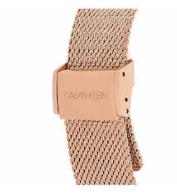 CALVIN KLEIN Minimal Quartz Damenarmbanduhr mit silbernem Zifferblatt