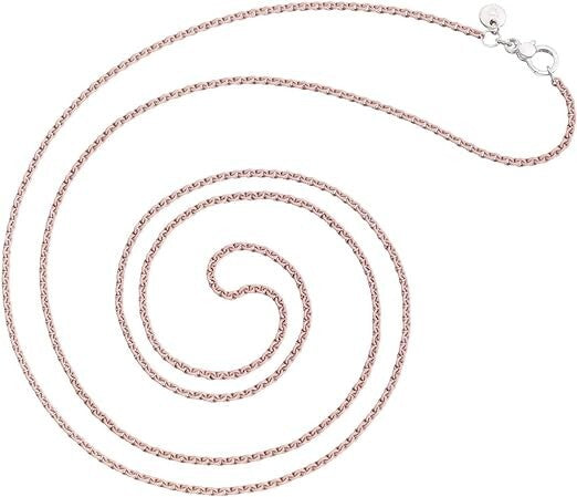 Dodo Kette - 925 Silber/Sandy Pink - 80 cm